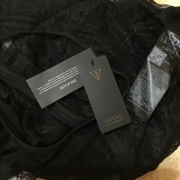 Guess Sheer lace long sleeve dress or coverup 💕🔥 - Picture 8 of 8